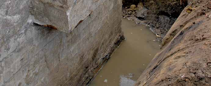 Einfluss der Wasserbelastung auf die Planung